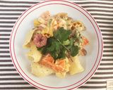 パクチーココナッツクリームパスタ♩作り方5写真