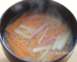 【おみそ汁】ほうれん草と油揚げのお味噌汁作り方14写真