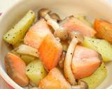 鮭とじゃがいもの豆乳グラタン作り方4写真