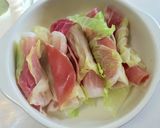 ロール春キャベツ生ハム巻き作り方5写真
