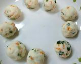 モッチリおから団子でヘルシー♪味噌スープ作り方2写真