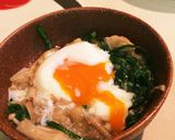 天かすでおかず！キノコと春菊のすき焼き風作り方4写真