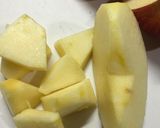 リンゴとさつまいもの素朴な田舎ケーキ作り方1写真