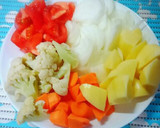 タンドリーチキンと野菜のカレー作り方3写真