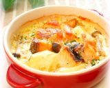鮭とじゃがいもの豆乳グラタン作り方6写真