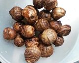里芋の煮っ転がし☆皮むき簡単衣かつぎから作り方1写真