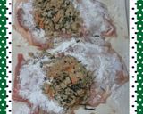 おから人参ヒジキin鶏つつみ焼き♥作り方3写真