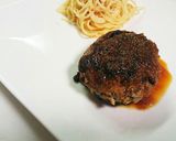 大葉とひじきのハンバーグ作り方4写真