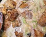 寒い夜に〜キャベツクリームハンバーグ作り方5写真