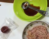カリカリ梅とツナの冷製パスタ作り方1写真