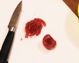 カリカリ梅とツナの冷製パスタ作り方4写真