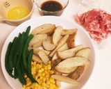 食欲UP!豚肉とポテトの焼肉バター炒め作り方3写真