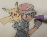キャラチョコ X'masケーキ ポケモン作り方2写真