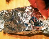 節約＊竹輪でなんちゃって鮭のホイル焼き作り方4写真
