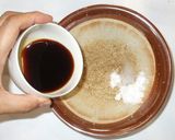 鶏肉やわらか簡単照り焼きゴマ＋酢＋豆板醤作り方6写真