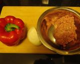 パプリカの肉詰めフィレンツェ風作り方1写真