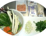 えのきでダイエット♪麻婆茄子パスタ作り方1写真