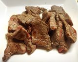 甘辛♡簡単割り下deすき焼き風ｽﾃｰｷ丼作り方1写真