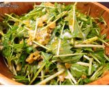 ウマすぎ!水菜とポテチの温たまサラダ ♪作り方3写真