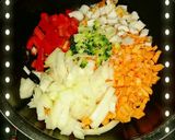 野菜たっぷりオムレツ❤作り方1写真