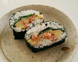 北あかりとイカ塩辛のおにぎらず作り方7写真