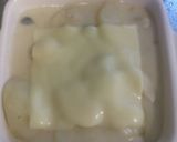鶏肉とキノコの♡柚子こしょう豆乳グラタン作り方5写真