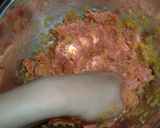 もやし入り簡単てりやきハンバーグ作り方3写真