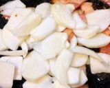ベーコンとかぶのクリームパスタ作り方3写真
