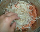 もやし入り簡単てりやきハンバーグ作り方4写真