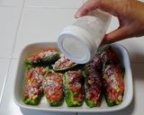 【小麦粉ふりふり】ピーマン肉づめ作り方3写真