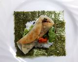 納豆キムチーズ餃子の手まきごはん作り方3写真