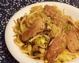 豚バラ肉と野菜のバター醤油炒め作り方3写真
