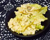 キャベツでニンニク&チーズの胡麻白和え作り方2写真