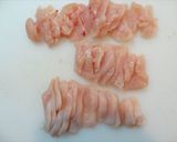 食品乾燥機で鶏胸肉ジャーキー｜犬のおやつ作り方7写真