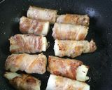 長ねぎの豚バラ巻き・味噌ダレ焼き作り方3写真