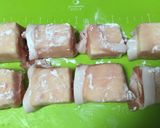 ノンメタポークの肉巻き豆腐♪作り方2写真