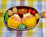 幼稚園 キャラ弁♡節分 オニ ぎり作り方5写真