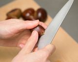 ほっくり洋風栗ごはん　玉子のせ作り方1写真
