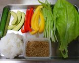 野菜てんこ盛りヘルシー恵方巻き作り方1写真