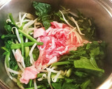 ほうれん草と豚肉のみぞれ煮☆簡単☆作り方1写真