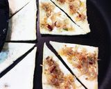 糖質OFFおつまみ☆油揚げでしらすピザ作り方4写真