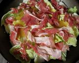 フライパンに入れるだけ白菜豚の味噌バター作り方3写真