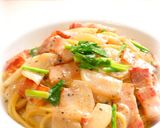 ベーコンとかぶのクリームパスタ作り方6写真