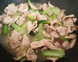 小松菜と豚肉のあんかけ焼きそば★作り方4写真