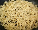 小松菜と豚肉のあんかけ焼きそば★作り方9写真