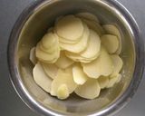 レンジで時短☆簡単ポテトスタック。作り方1写真