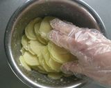 レンジで時短☆簡単ポテトスタック。作り方3写真
