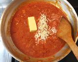 牛乳で簡単！エビのトマトクリームパスタ♪作り方5写真