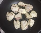 千枚漬けの酢で鶏の甘酢炒め作り方3写真