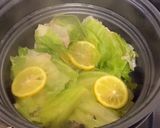 簡単☆レタスと豚バラの重ね蒸し作り方3写真